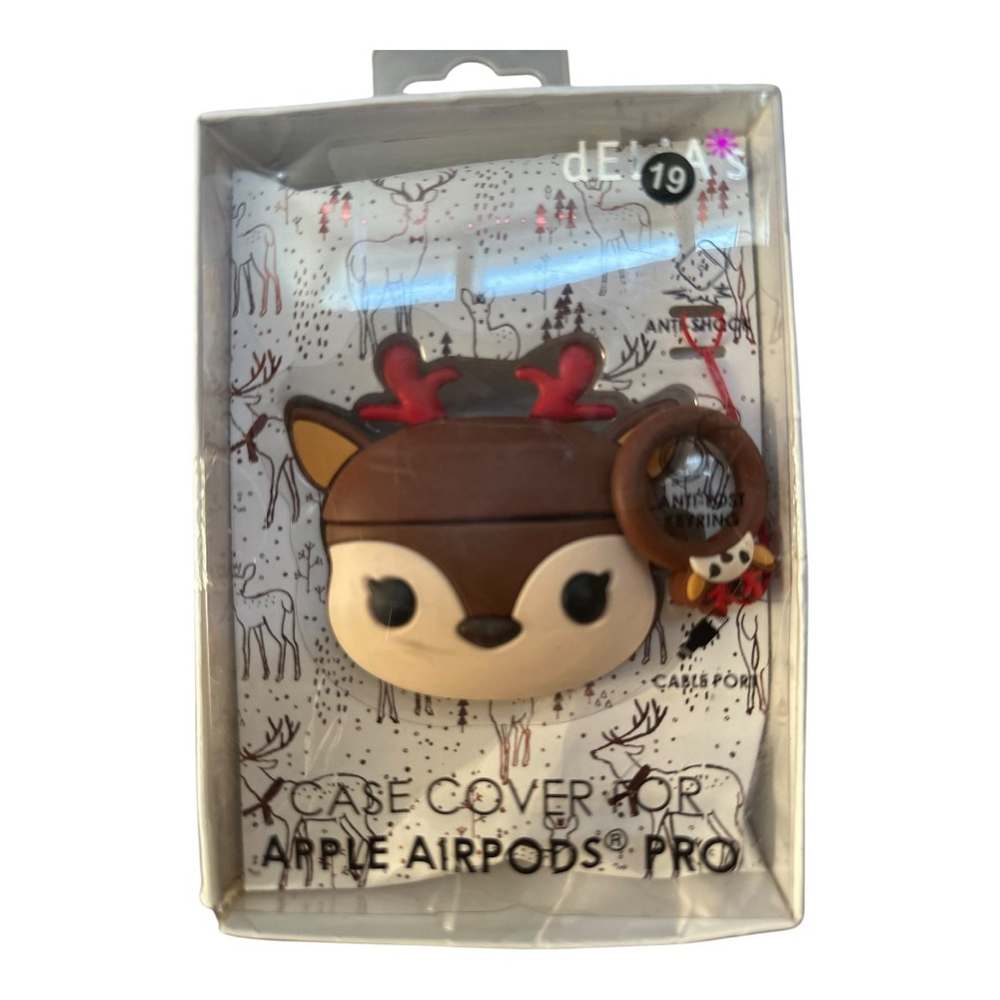 Reindeer Case cover for Apple Airpods Pro by Delia's New in Box